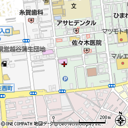 埼玉県越谷市蒲生旭町13周辺の地図