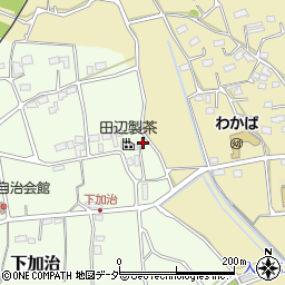 埼玉県飯能市下加治24-3周辺の地図