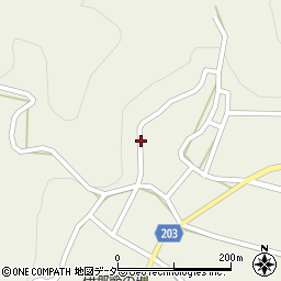 長野県伊那市西箕輪与地周辺の地図