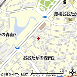 千葉県流山市おおたかの森南2丁目7-3周辺の地図