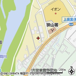 埼玉県狭山市上奥富1223周辺の地図