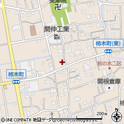 埼玉県草加市柿木町1135周辺の地図