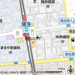 蒲生名倉医院周辺の地図