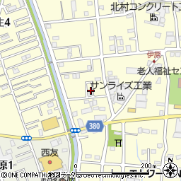 埼玉県越谷市川柳町2丁目555-21周辺の地図