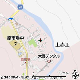 埼玉県飯能市原市場584-8周辺の地図