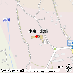 小泉・北部周辺の地図