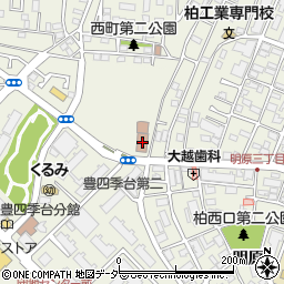 柏市豊四季台出張所周辺の地図