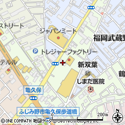 武蔵野銀行大井支店周辺の地図