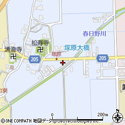 福井県越前市塚原町4周辺の地図