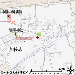 埼玉県狭山市加佐志186周辺の地図