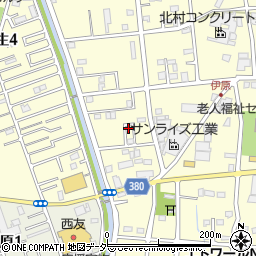 埼玉県越谷市川柳町2丁目555-18周辺の地図