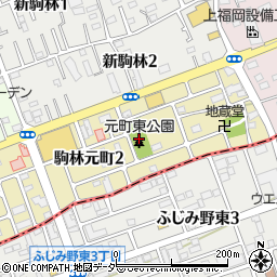 元町東公園周辺の地図