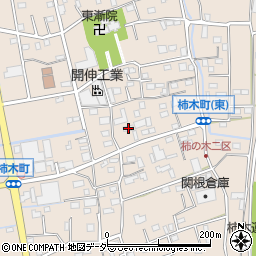 埼玉県草加市柿木町1141周辺の地図