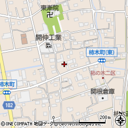 埼玉県草加市柿木町1141周辺の地図