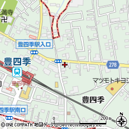 千葉興業銀行豊四季支店周辺の地図