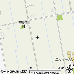 茨城県稲敷郡河内町大徳鍋子新田周辺の地図