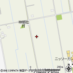 茨城県河内町（稲敷郡）大徳鍋子新田周辺の地図
