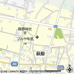 茨城県神栖市萩原周辺の地図