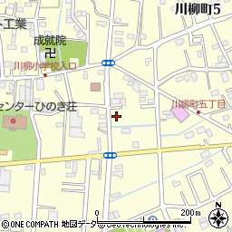 埼玉県越谷市川柳町5丁目166周辺の地図