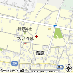 茨城県神栖市萩原周辺の地図