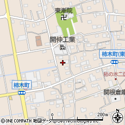 埼玉県草加市柿木町1183-2周辺の地図