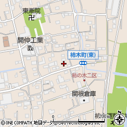 埼玉県草加市柿木町1147周辺の地図