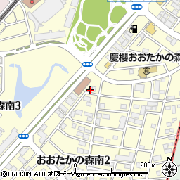 千葉県流山市おおたかの森南2丁目1-8周辺の地図