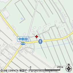 埼玉県狭山市中新田261周辺の地図