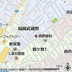 埼玉県ふじみ野市福岡武蔵野3周辺の地図