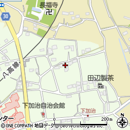 埼玉県飯能市下加治12-4周辺の地図