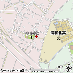 埼玉県さいたま市桜区塚本36周辺の地図