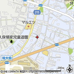 埼玉県さいたま市桜区上大久保166-6周辺の地図