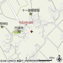 千葉県香取郡神崎町毛成周辺の地図