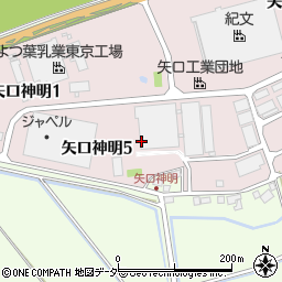 千葉県印旛郡栄町矢口神明5丁目周辺の地図