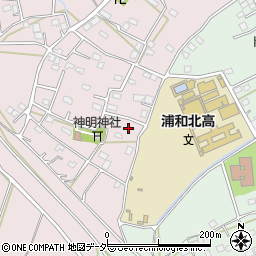 埼玉県さいたま市桜区塚本40周辺の地図