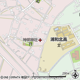埼玉県さいたま市桜区塚本41周辺の地図