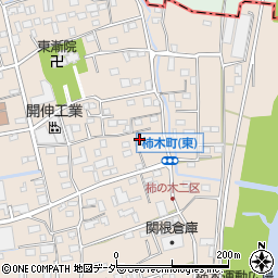 埼玉県草加市柿木町1154周辺の地図