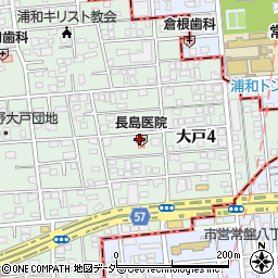 長島医院周辺の地図