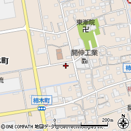 埼玉県草加市柿木町1190周辺の地図