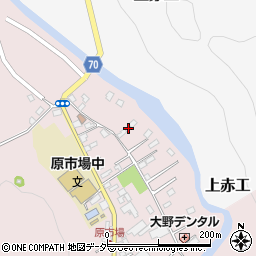 埼玉県飯能市原市場579-4周辺の地図
