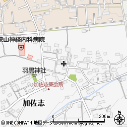 埼玉県狭山市加佐志42周辺の地図