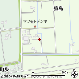 茨城県稲敷郡河内町猿島周辺の地図