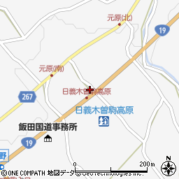 長野県木曽郡木曽町日義4743周辺の地図
