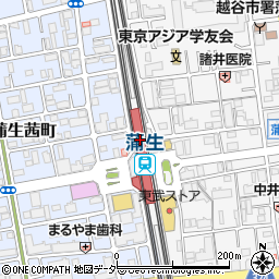 埼玉県越谷市蒲生寿町2664周辺の地図