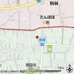 ローソン富士見勝瀬店周辺の地図