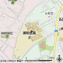 埼玉県さいたま市桜区五関595周辺の地図