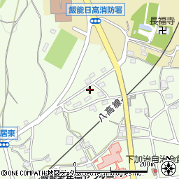 埼玉県飯能市下加治84-1周辺の地図