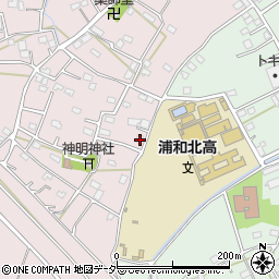 埼玉県さいたま市桜区塚本42周辺の地図
