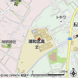 埼玉県立浦和北高等学校 さいたま市 教育 保育施設 の住所 地図 マピオン電話帳