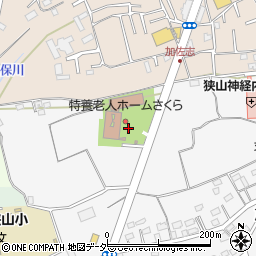 埼玉県狭山市加佐志102周辺の地図
